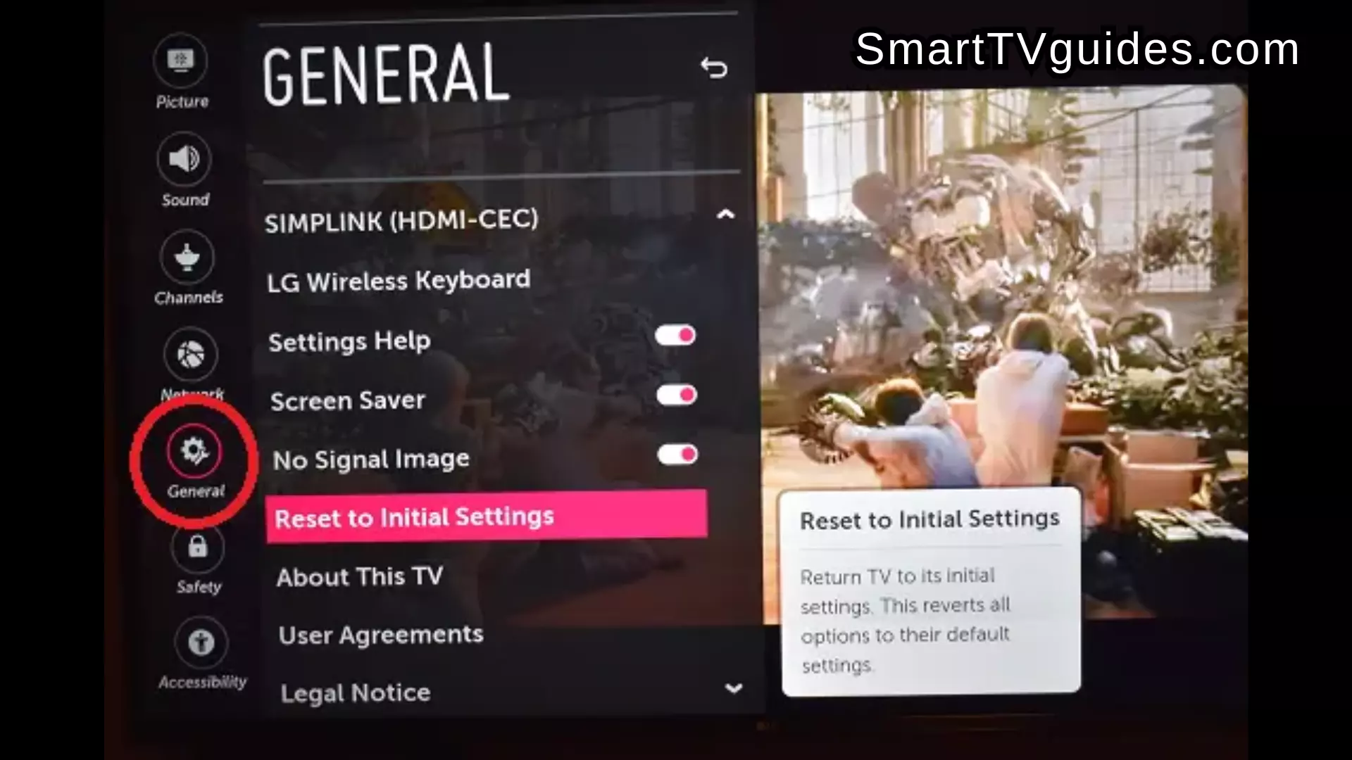 How to Factory Reset LG TV Without Remote