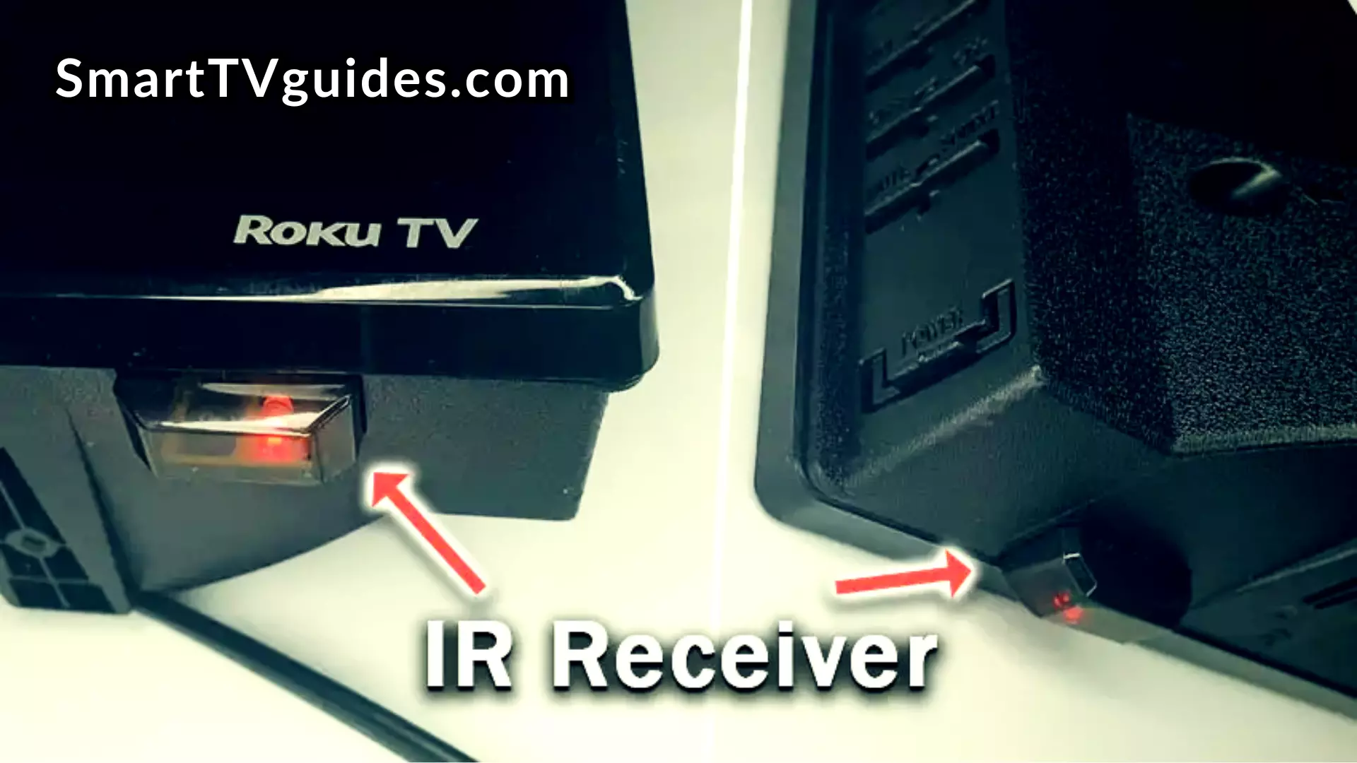 Clean the IR receiver of your Onn Roku TV