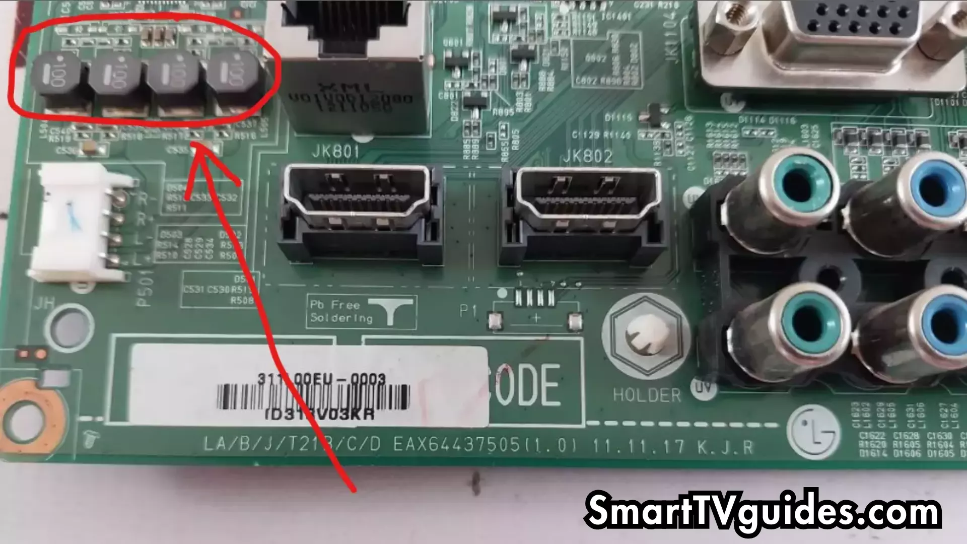 Fix the Video processor and IC Chip of LG TV
